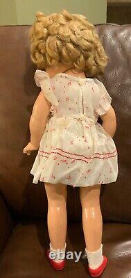 Vintage Ideal 1934 20 original Shirley Temple Doll with extra shoes