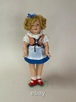 Vintage Ideal Composition 18 Shirley Temple Doll 1930's Original Shirley Doll