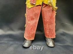 Vintage Ideal Composition Doll, Western Texas Ranger Outfit 23 Tall