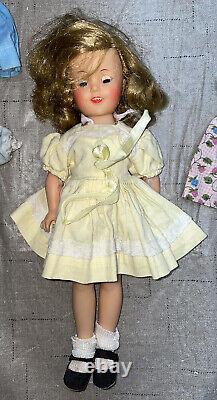 Vintage Ideal Doll ST-12 Shirley Temple Clothes Lot Case Accessories Carrier Box