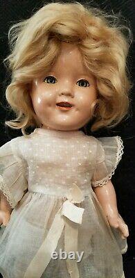 Vintage Ideal Shirley Temple 11 Composition Doll 12 Excellent