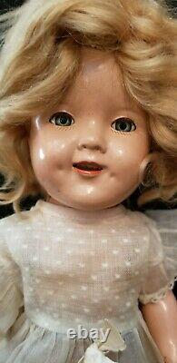Vintage Ideal Shirley Temple 11 Composition Doll 12 Excellent