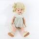 Vintage Ideal Shirley Temple 19 Composition Doll With Mohair Blond Hair