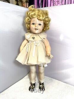 Vintage Ideal Shirley Temple Doll 22 Tall 1930's