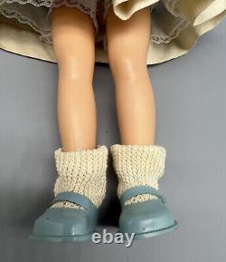 Vintage Ideal Shirley Temple Doll ST-12 Original Tagged Dress Shoes 12 IN 1950's