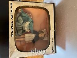 Vintage Ideal Shirley Temple Doll TV Case 12 IN Doll Wardrobe TV Gift Set Box