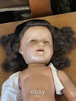 Vintage Ideal Toys Shirley Temple 26 Inch Doll Loose Stringing