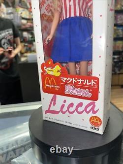 Vintage Luca Chan McDonald's Uniform Pinstripe Doll (Takara 1989) Sealed