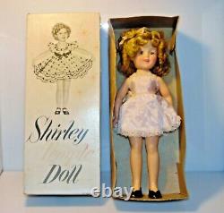 Vintage Original1950'S lDEAL 12 Shirley Temple Doll In Box Purse Extra Clothes