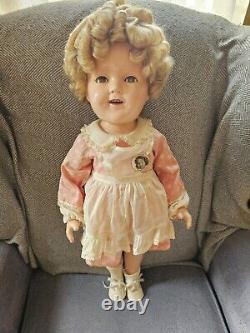 Vintage Original 1934 Ideal 25 Shirley Temple Comp Doll Must See