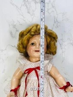 Vintage Rare Composition 18 Shirley Temple Doll