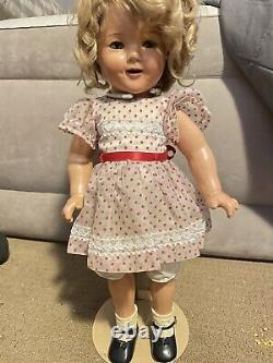 Vintage Rare Composition Shirley Temple 18 Doll