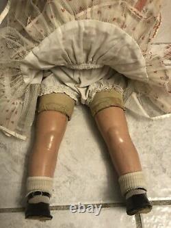Vintage Rare Shirley Temple 27 Composition Doll 1930s Original Dress And Hat