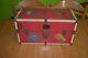 Vintage Retro Dolly Travel Trunk (no Doll) With Stickers Shirley Temple