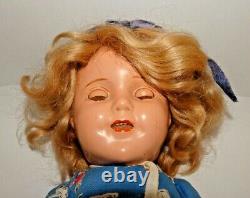 Vintage SHIRLEY TEMPLE 13 Composition Doll Porcelain Teeth Clothing & Shoes