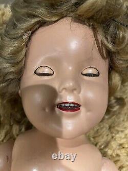 Vintage Shirley Temple 20 Prototype Composition Doll