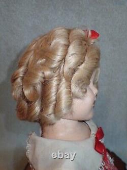 Vintage Shirley Temple Composition Doll 18 ALL ORIGINAL Nice