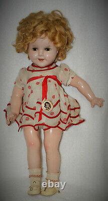 Vintage Shirley Temple Composition Doll by Ideal 18
