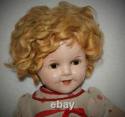 Vintage Shirley Temple Composition Doll by Ideal 18