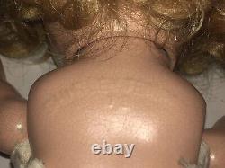 Vintage Shirley Temple Composition Ideal Doll 13 As Is/Needs TLC For Repair