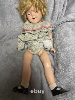 Vintage Shirley Temple Doll 1930's By Ideal