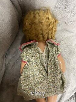 Vintage Shirley Temple Doll 1930's By Ideal