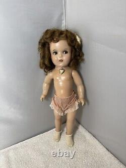 Vintage Shirley Temple Doll Flirty Eyes 15 Tall