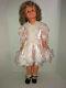 Vintage Shirley Temple Doll Frilly Pink Dress Shoes 34 Tall