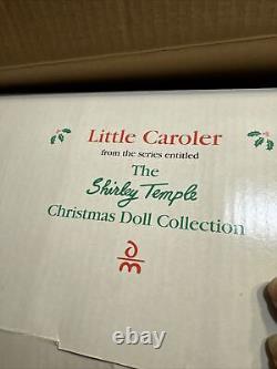 Vintage Shirley Temple Doll Little Caroler 18 Porcelain In Original Box NIB