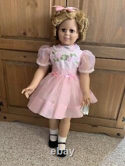 Vintage Shirley Temple Doll, The Danbury Mint, Life Size 33 Tall