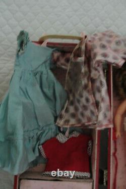 Vintage Shirley Temple Doll withCase & Clothing circa 1950's