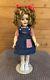Vintage Shirley Temple Doll, 16 Inches Tall, Some Staining On Her Right Shoe