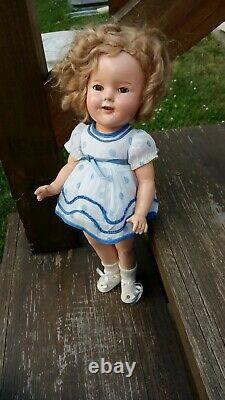 Vintage composition shirley temple doll