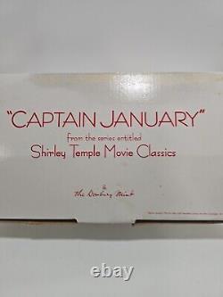 Vintage danbury mint 10 shirley temple doll captain january SEE DESCRIPTION