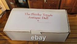Vintage danbury mint the shirley temple antique doll NRFB
