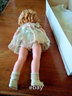 Vtg 1930's Ideal Shirley Temple Doll 22 Composition Original Costume-pin- Box