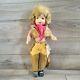 Vtg 40s Ideal Shirley Temple Doll Western Cowboy Cowgirl Suede Chaps -as Is-read