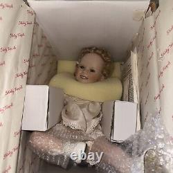 Vtg Danbury Mint Little Miss Shirley Temple Porcelain Toddler Sitting Pose Doll