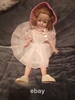 Vtg IDEAL ST-17-1 SHIRLEY TEMPLE 17 Withdoll Pin 1950s FLIRTY EYES ORIG Acces